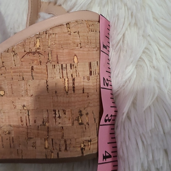 Women NEW Kate Spade Nude Wedges Size 10